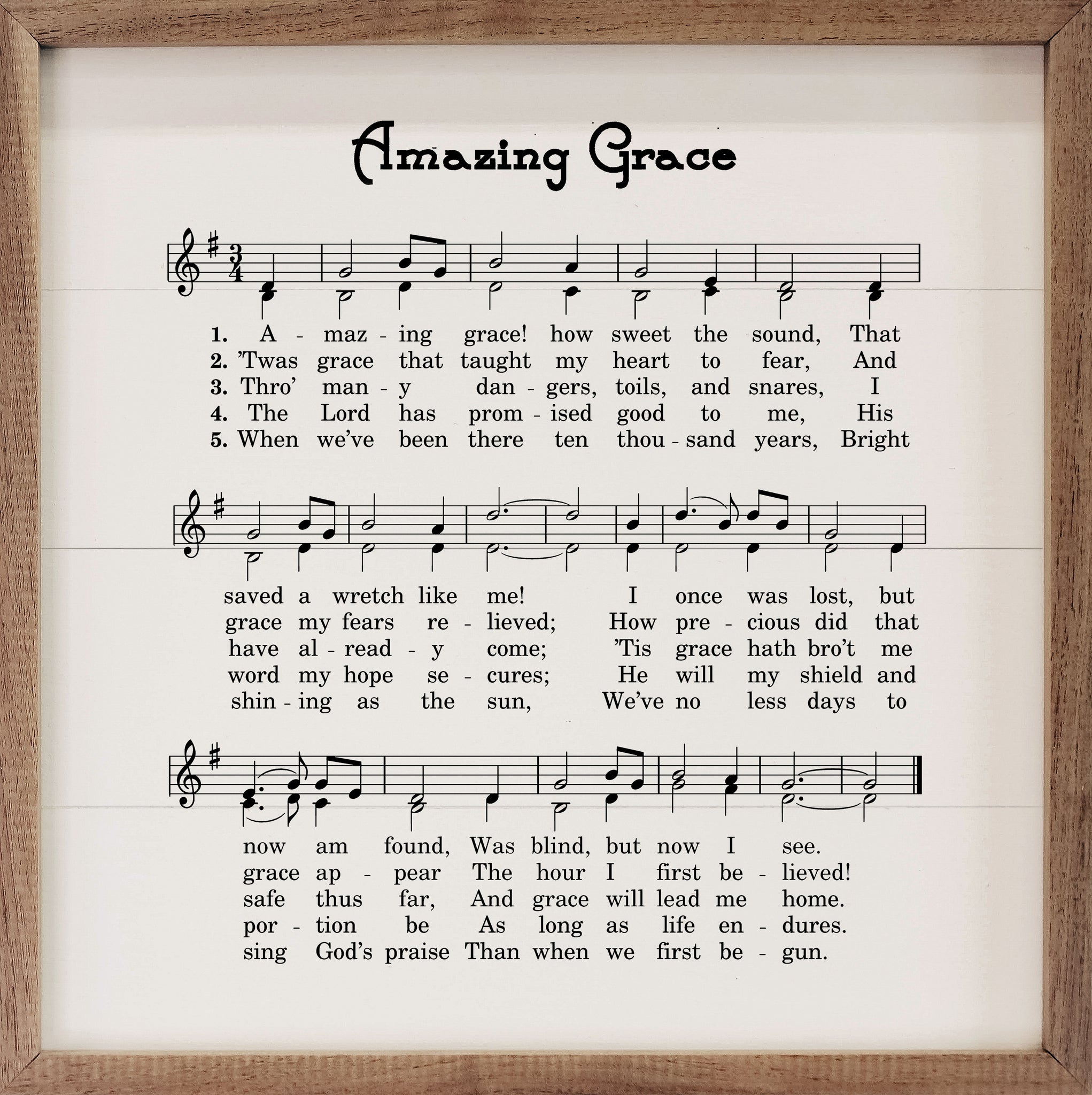 Amazing Grace Sheet Music White best sellers everyday Kendrick